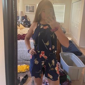 floral romper size medium